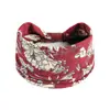 Diadema Tie-Dye Versión Amplia Europea y Americana de 18 cm de Ancho, Diadema Deportiva de Yoga Color Arcoíris, Diadema Elástica Absorbente de Sudor para Mujer