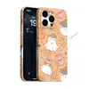 Funda de teléfono de película de calabaza margarita fantasma de dibujos animados naranja cálido iPhone 18pm Halloween funda dura todo incluido Apple 16