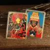 Nueva Colección de Tarjetas de Pintura de Colores Estilo Tibetano Zaki Tara Verde Jambhala Amarillo Buda de la Medicina Material Metálico Tarjetas Selladas