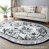 Alfombra de Cachemira de Imitación Simple Abstracta Engrosada Absorbente Felpudo para el Hogar Dormitorio Mesa de Centro Sofá Alfombra Estera Venta al por Mayor
