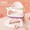 Mesa de Comedor para Bebé, Silla de Comedor, Taburete, Silla para Bebé, Asiento de Plástico Doméstico con Respaldo, Silla, Banco Pequeño, Multifuncional