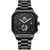Reloj Suizo para Hombre Modelo Nuevo Resistente al Agua Multifunción Luminoso para Hombres Transmisión en Vivo Dropshipping