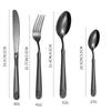Juego de vajilla de acero inoxidable relieve de espiga de trigo juego de cuatro piezas mango creativo cuchillo para carne tenedor cuchara cuchara de postre tenedor de postre