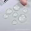 Imanes de Refrigerador Redondos de Cristal para Relojería, Piedras Preciosas, Vidrio Blanco, Parches Oculares de Cristal para Muñecas