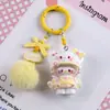 Llavero de Sanrio Lindo de Dibujos Animados Colgante para Mochila Estilo Ins Femenino Regalo para Pareja Mejor Amigo Adorno de Resina