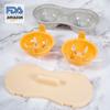 Vaporizador de Ovos de Placa Dupla Redondo Oco para Micro-ondas Tigela de Cozimento a Vapor de Ovos de Camada Dupla com Tampa Caixa de Cozimento de Ovos