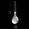 Acero Inoxidable 304 Cuchara para Arroz Pala Antiadherente para Arroz Hogar Olla Antiadherente Arrocera Pala para Arroz Cocina Cuchara para Arroz