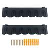 Fishing Rod Display Rack Vertical Suporte Horizontal Suporte Plástico Rack Fixo Fishing Rod Collection Rack Fishing Gear Acessórios Rack