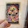 Tarjetas Doradas de Latón en Stock con Cinco Budas, Tarjetas de Cobre, Tarjetas Metálicas de Buda, Varios Tipos de Tarjetas