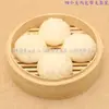 Pão de Leite Cozido Simulado Flor de Comida Rolo de Brinquedo Restaurante Xiaolongbao Adereços Decorativos Modelo Jardim de Infância Crianças Pão Falso