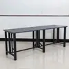 Mesa de Hotel para eSports, Mesa de Cafetería Internet, Mesa de Gabinete de Computadora Moderna, Mesa de Cafetería con Rejilla de Conducto de Aire, Mesa de Computadora