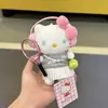 Auténtico Peluche de Dibujos Animados Sanrio Hello Kitty Bolsa Decoración Colgante Llavero Colgante