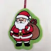Lenço de Natal e Ano Novo Toalha de Pendurar Desenho Animado Fofo Toalha Pequena Espessa Tipo Pendurar Banheiro Toalha de Secagem Rápida para Limpar as Mãos