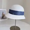 Sombrero de Pescador Estilo Hepburn para Niños, Protección Solar de Verano y Sombrero de Paja Trenzada de Papel, Cáñamo de Seda con Sombrero de Cubo, Sombrilla, Sombrero de Playa
