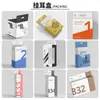 Caixas de Embalagem Personalizadas, Caixas de Papelão Branco, Personalização em Pequenas Quantidades, Caixas Surpresa, Caixas com Duplo Inseridor, Caixas Onduladas Coloridas para Cosméticos Feitas em Casa, Impressão