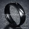 Europa y Estados Unidos nuevo anillo caliente de acero inoxidable con incrustaciones de oro y 3 diamantes anillo para amantes explosiones de AliExpress