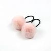 Bolas de pelo rosa para niña, aro para el pelo, gomas elásticas pequeñas para niña, accesorios para el pelo para niña pequeña