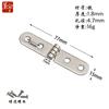 Bisagra de Solapa Plegable Bisagra Conector de Gabinete Caja de Madera Negra Pivotante Retro Muebles Pequeños Accesorios de Ferretería Colección