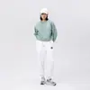 Nueva Versión de Moda de Sudadera de Mujer de Color Sólido con Cuello Redondo y Ombligo Descubierto al por Mayor con Estampado Chaqueta de Otoño Estampado Personalizado para Mujer