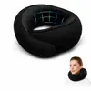 Almohada Popular con Espuma Viscoelástica en Forma de U Transfronteriza, Almohada de Viaje para el Cuello, Portátil y Plegable, Adecuada para Siestas en Avión y Soporte Cervical