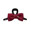 Pinza de agarre con lazo de tela de pana retro simple Pinza de tiburón de doble cara Chanel Accesorios para el cabello versátiles Nuevo estilo Otoño e Invierno