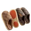 26 Nuevos Cubrecabezas Hombres Mujeres Pareja Otoño Invierno Estilo Retro Hogar Interior Suela Suave Antideslizante Piso de Madera Pantuflas de Algodón