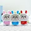 Conjunto Fofo de Coelho Miffy Mesa Desenho Animado Despertador Pequeno Material Escolar para Estudante e Suprimentos Escolares Relógio Venda por Atacado Loja de 10 Yuan Suprimento