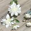 2023 flor blanca al por mayor coreana blanco Mori decoración de sala de bodas flor artificial planta verde combinación recomendada flores