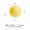 Estilo Criativo Simples Cor Pura Tigela de Disco Voador Tigela de Cerâmica Doméstica para Pet Tigela para Gato Tigela para Cachorro Tigela com Proteção de Borda Tigela de Água para Gato Proteção de Pescoço
