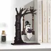 Fantasma Arrepiante no Balanço Estante de Livros Fantasma de Madeira Lendo Balanço - Um Presente para Amantes de Livros