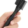 Cepillo de Cejas de Acero de Doble Punta Colorido, Peine para el Cabello, Iluminador Tres en Uno, Peine de Cola Puntiaguda de Doble Uso, Cepillo de Limpieza de Agujas, Peine de Cejas de Aguja de Acero