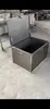 Caja de Herramientas Grande de Hierro Hardware Placa de Acero Inoxidable Caja para Llevar con Cerradura Caja de Almacenamiento Almacenamiento Coche Caja Vacía