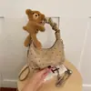 Bolsa de Mão Elegante Xiaomi com Bolinhas Feminina 2026 Outono Nova Retro Nicho Bolsa de Trabalho Bolsa Transversal de Ombro Único com Corrente