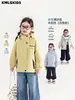 En stock, envío gratis Cortavientos con capucha para niños, chaqueta versátil holgada para niñas, nueva prenda de otoño 2026, top estilo coreano
