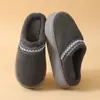 Dropshipping Transfronteiriço Chinelos de Algodão de Pelúcia e Renda de Inverno Atacado Chinelos de Algodão Quentes de Sola Grossa Antiderrapantes para Interior e Exterior Inverno