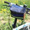 Bolsa para Bicicleta, Bolsa Frontal para Bicicleta de Montaña, Accesorios para Equipo de Ciclismo, Bolsa Frontal para Bicicleta Plegable, Bolsa para Manillar, Bolsa Colgante para Manillar
