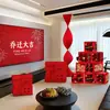 La Alegría de Mudarse a una Casa Nueva: Decoraciones para la Preparación de la Escena de la Sala de Estar, Juego Completo de Regalos y Decoraciones para la Ceremonia de Inauguración de la Casa