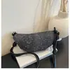 Bolso de Dumpling Moderno y Único con Pedrería para Mujer 2026 Nuevo Elegante Versión Coreana Bolso de Hombro Bolso Cruzado Versátil Bolso de Mezclilla