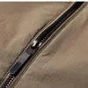 Chaleco casual de negocios para hombre con cuello alto, cierre de cremallera y tela elástica. 13674