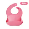 Biberón de Silicona de Venta Caliente Transfronterizo, Babero de Alimentación para Bebé, Impermeable, 3D, a Prueba de Saliva, Babero de Comedor Infantil, Silicona Sin Lavado