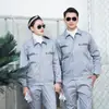 Conjunto de Roupas de Trabalho Antiestáticas de Verão para Homens, Mangas Longas e Curtas, Tiras Refletoras, Resistente ao Desgaste, Roupa de Trabalho para Posto de Gasolina, Roupa de Proteção do Trabalho