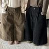 Pantalones de pana acampanados gruesos estilo Bosque de Bebé Jiaye 2025 para Niños y Niñas, Pantalones de Pana Acampanados Rasgados de Pierna Ancha