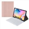 Adecuado para Samsung S6Lite Teclado Bluetooth Transfronterizo S7+Fe Ranura para Lápiz Cubierta Protectora A7 Táctil Retroiluminado Teclado Cubierta de Cuero