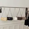 Textura Simple, Estampado de Lichi, Bolso Cuadrado Pequeño, Bolso de Mano Exquisito y de Alta Gama, Bolso Cruzado Retro Elegante para Oficinistas