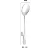 Vajilla de Acero Inoxidable 1010 Cuchillo para Bistec Occidental, Tenedor, Cuchara, Cuchara para Café y Postre, Cuchara para Servir, Tenedor, Cuchara para Helado, Estilo Occidental
