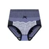 Roupa Íntima Calça de Corte Plus Size Primeira Geração Cintura Alta Graphene Sem Costura Roupa Íntima Feminina Levanta Bumbum Algodão Puro Triângulo na Virilha Calcinhas para Mulheres
