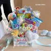 Bolsa de Mano Caja de Bocadillos para el Día del Niño, Caja de Arreglo Floral de Caricatura Feliz Día del Niño, Hecho a Mano DIY Creativo al por Mayor