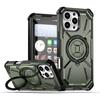 Funda dorada para iPhone 16, Pro Max, 15 Pro, anillo magnético, XR, Apple 14, funda protectora 11