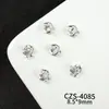 Acessórios de unha populares estilo francês em prata, acessórios de unha de alta qualidade versáteis de luxo leve com coração e borboleta vazados adornados com diamantes