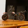Molde de Metal Modelo de Arte de Hierro para Motocicleta Adornos Decoraciones para el Hogar Personalizados Dormitorio Oficina Escritorio Regalos Hecho de Hierro